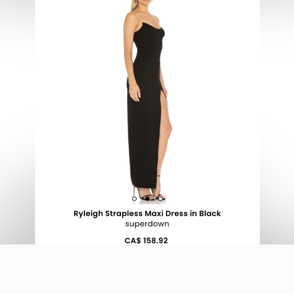 Revolve Long Black Dress